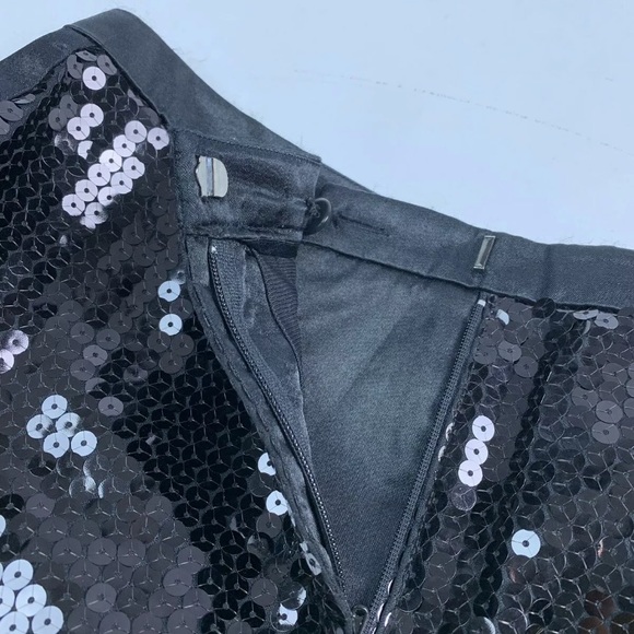 BXBGMaxazria Sequined Tuxedo Pants RARE - Picture 8 of 8